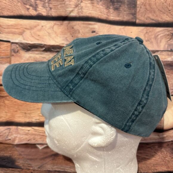 You Had Me At Coffee Hat Cap Adjustable Leather Strapback Teal Women’s Baseball - Picture 4 of 8